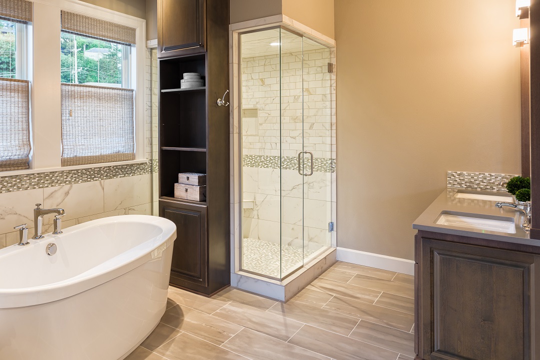 Design experts explain how to choose bathroom flooring